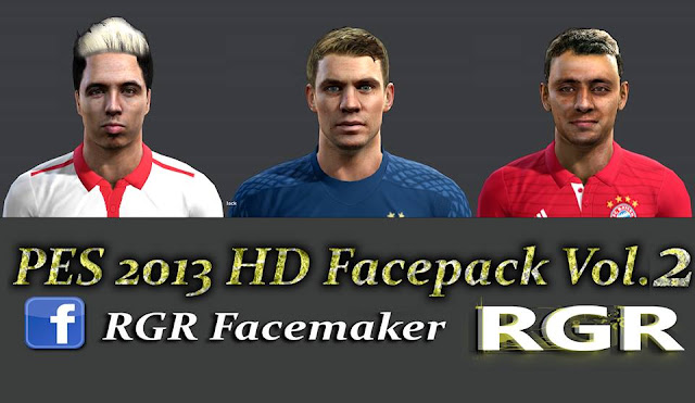 PES 2013 HD Facepack Vol.2 Rgr DS