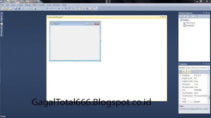 Simple Variable Declaration di Visual Basic/studio 2010 [pemula] part 1