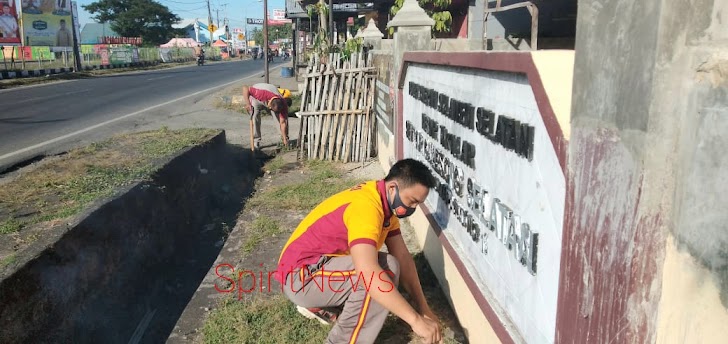 Jaga lingkungan Bersih dan Sehat, Kapolsek Galsel Pimpin Korvey