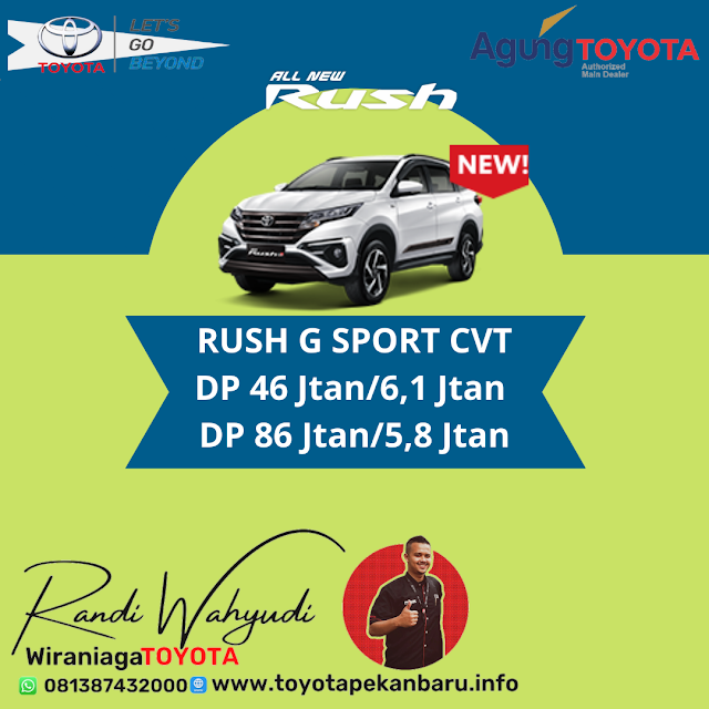 Kredit Toyota All New Rush GR SPORT AT di  Pekanbaru Riau Juni 2022