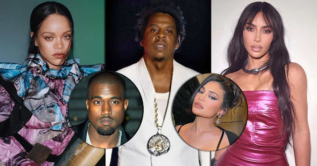 Rihanna, Jay-Z and Kim Kardashian lead the stars on Forbes