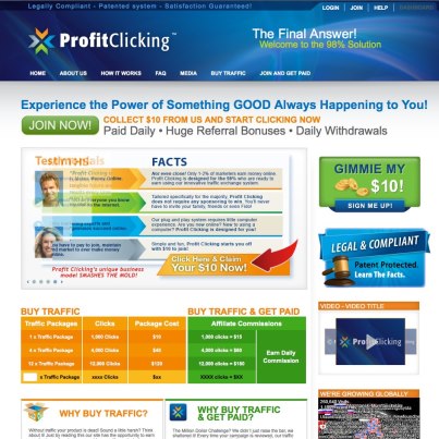 Profit Clicking Affiliate - Join FREE & Get Paid: Best Investment Program