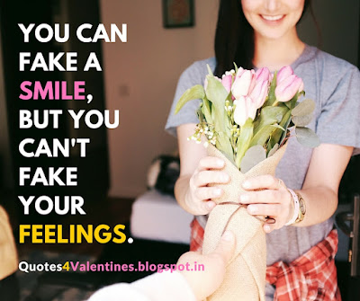 You can't fake your Feelings