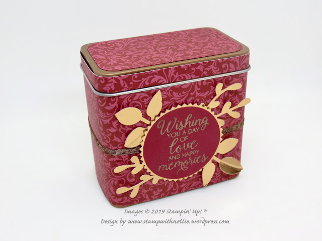 Copper Tea Tins Stampin Up