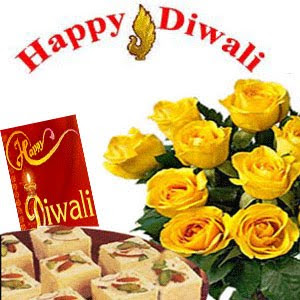 Floral Diwali Cards