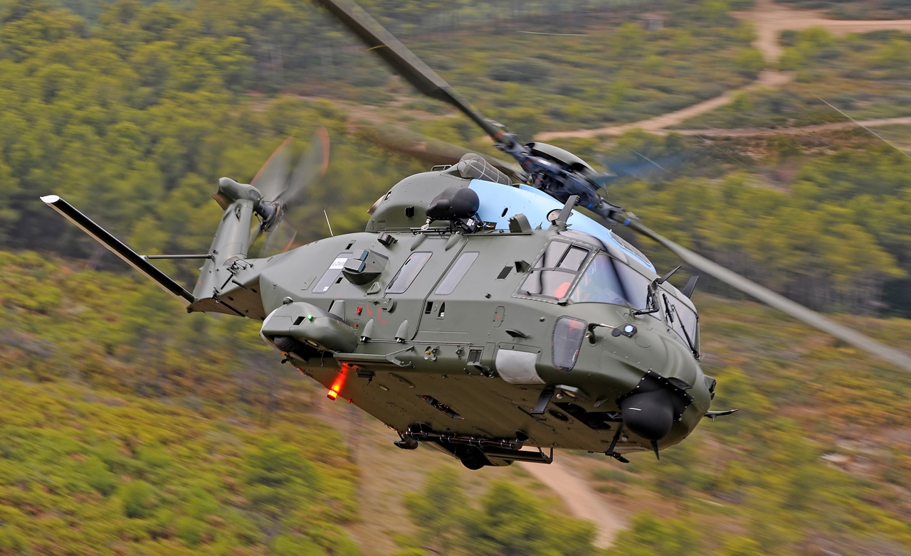 BelgianAviationNews: First in flight picture of the first NH90 destined for  the Belgian Air Component