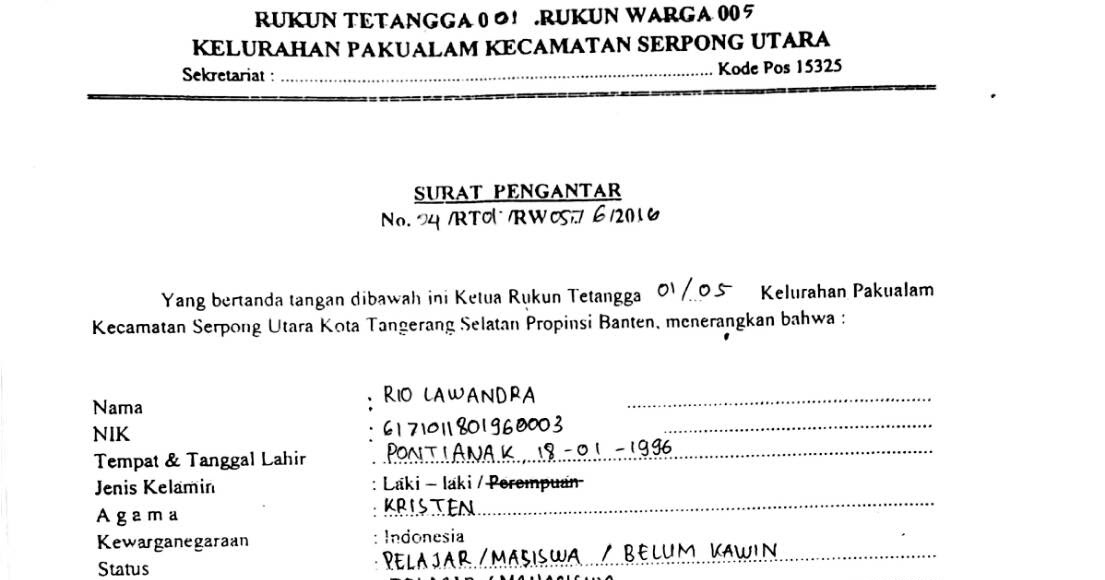 Food Technology: SURAT KETERANGAN USAHA (SKU)