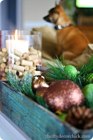 wine corks candle