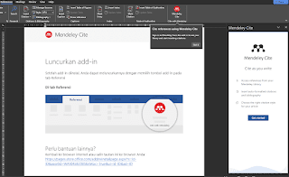 Cara Memasukkan Mendeley ke Word