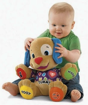 Peluche Perrito Musical para Aprender Inglés