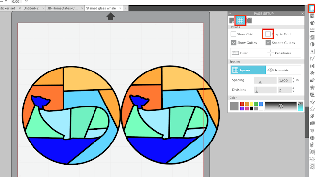 Silhouette Studio, Silhouette troubleshooting, snap to grid, Silhouette Studio Software tutorials, Silhouette Design Studio tutorials