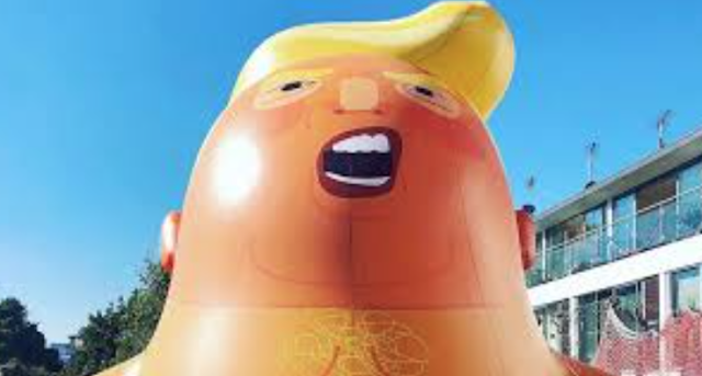 Trump Says Baby Blimp Makes Him Feel ‘Unwelcome’ in London