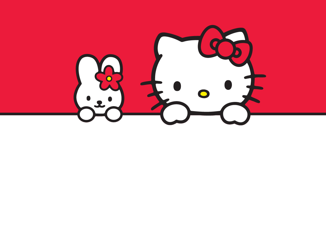 Coretan Rissa Hello  Kitty  Tema Powerpoint 