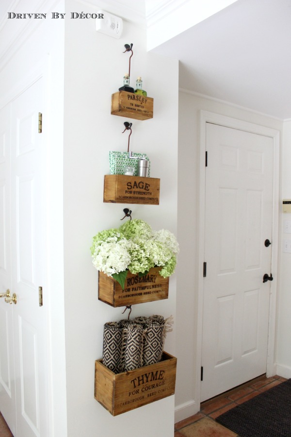 Warming Up the Kitchen  Nesting Herb Crates Driven by Decor 