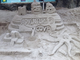 Sand Sculpture in Adventure Cove Singapore