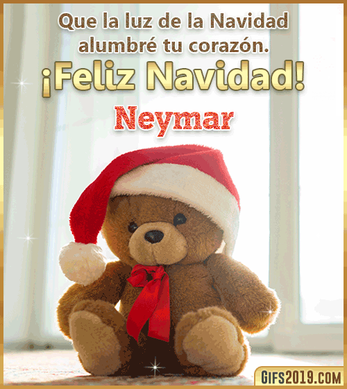 Imágenes gif feliz navidad neymar