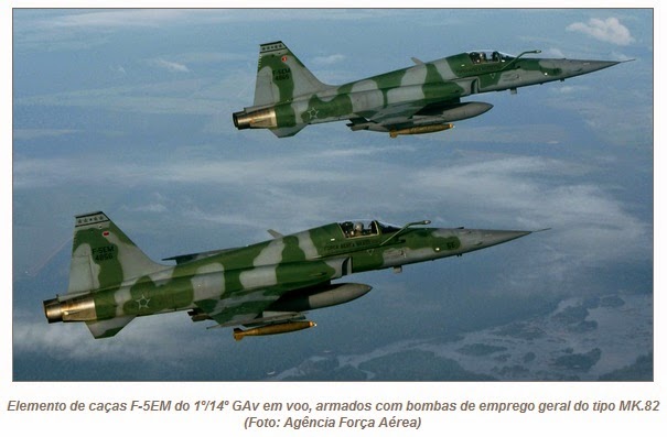 F-5E ex Jordania seguem rumo ao padão F-5M