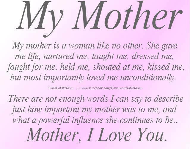 Quotes From Mother To Son Love