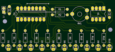 PCB pentru jocul de lumini