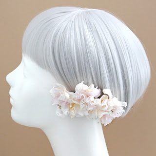 コサージュ/プリモ_ウェディングヘッドドレスと花髪飾りairaka