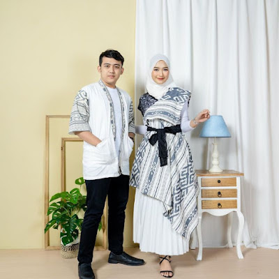 baju pasangan sarimbit kimono keluarga untuk Lebaran 2023