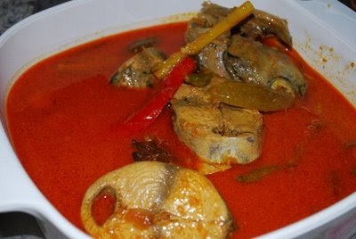 Original Indonesian Recipe: Gulai Ikan Tongkol ( Tuna / Cob Fish Curry )