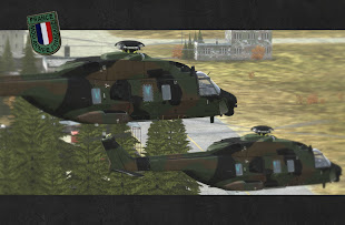 arma2用フランス軍MOD MAFCEetのAS 532 Cougar