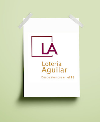 Logo resultante del proyecto de renovación de la identidad visual de Lotería Aguilar.