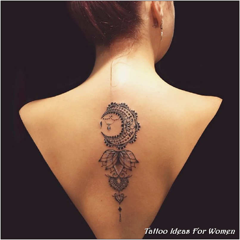 Stylish Tattoo Ideas For Women Back
