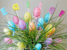 Easter Egg Spring Decor Arrangement 