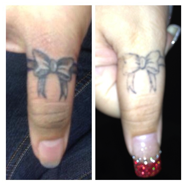 Finger Tattoo Healed