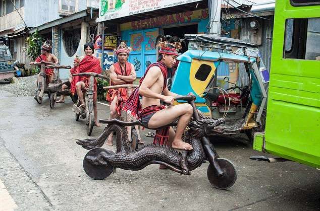 This Native Tribe In The Philippines Creates Ornately-Carved Bikes From Wood [Pictures]