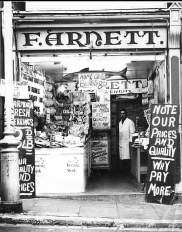Arnets fish shop in Cosham High Street