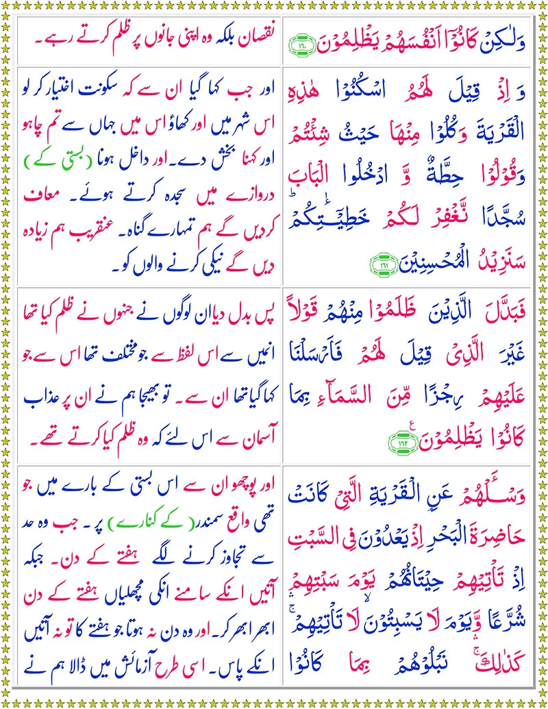 Surah Al-A’raf with Urdu Translation,Quran,Quran with Urdu Translation,
