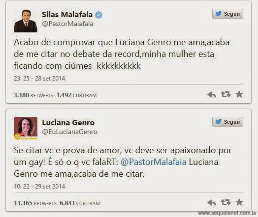 luciana genro silas malafaia twitter