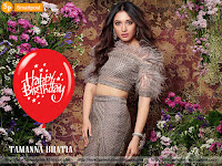 tamanna hot pics, happy birthday wishing message in grey color 'sexy bodycon dress'