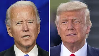 US President Donald Trump and Democratic challenger Joe Biden