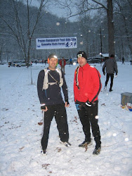 Before the Start of the Frozen Sasquatch 50K - Me and Jeff