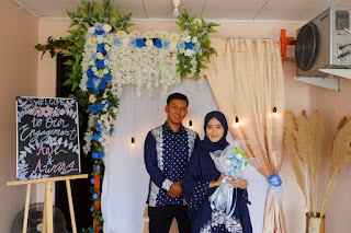 sewa backdrop lamaran murah