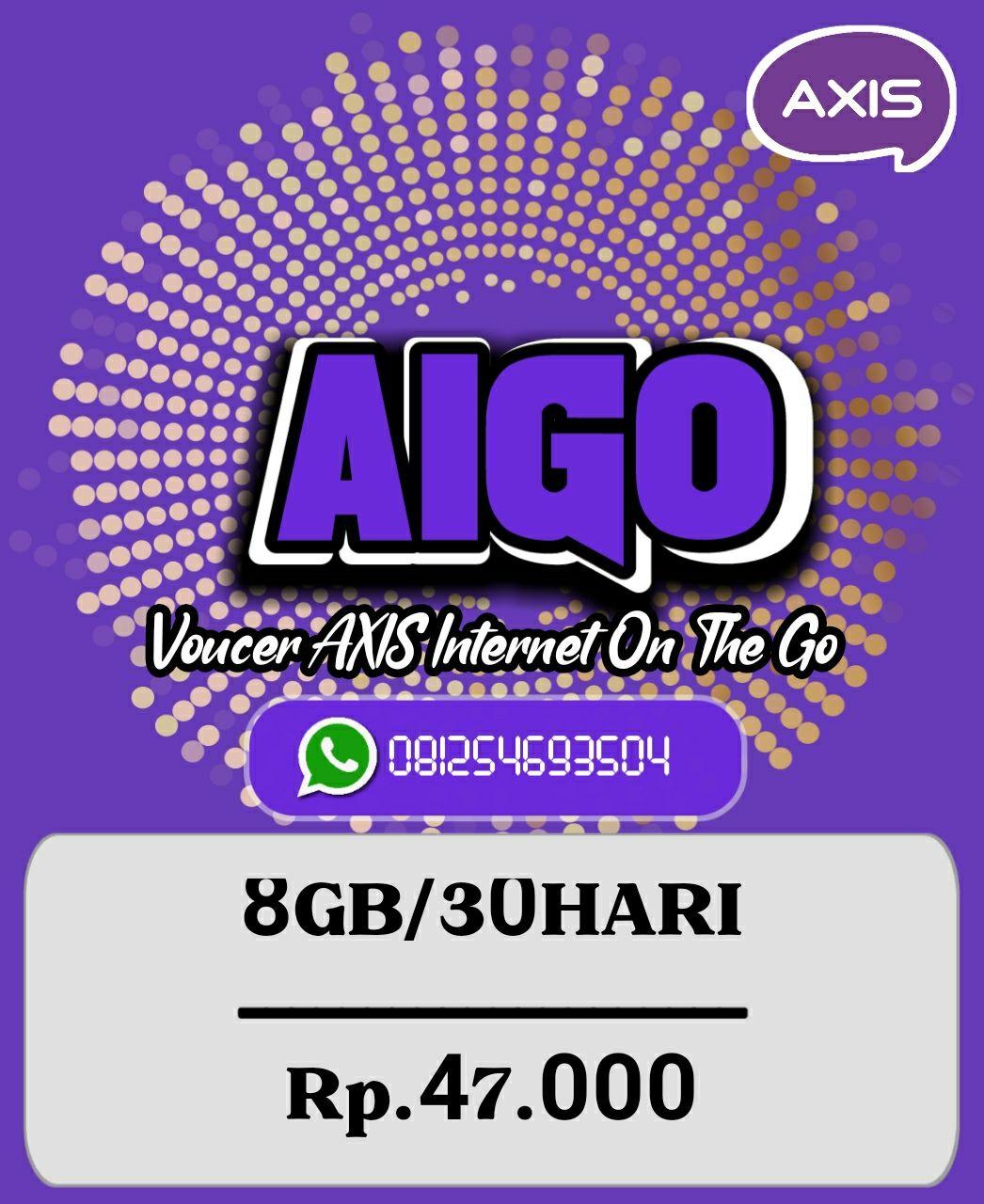 Voucer Axis 8GB/30HARI