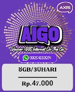 Voucer Axis 8GB/30HARI