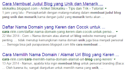 Cara Agar Postingan Blog Tampil Di Halaman 1 Google pencarian