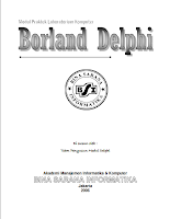 Free Download Ebook Modul Tutorial Belajar Borland Delphi 7 Gratis