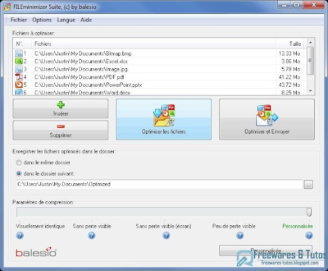 Offre promotionnelle : FILEminimizer Suite 7.0 gratuit !