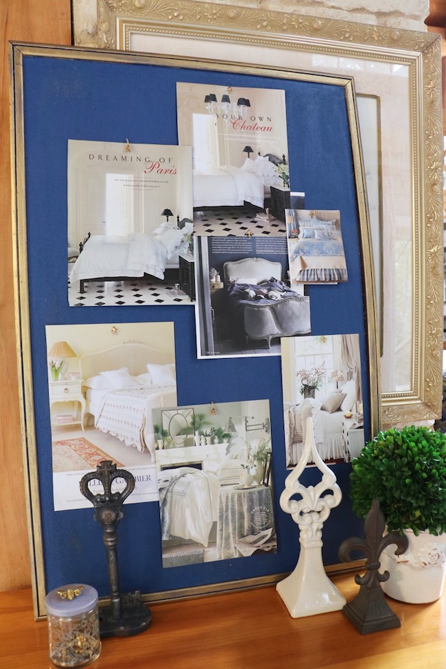 French Country Bedroom Bulletin Board Inspiration