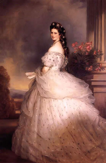 Franz Xaver Winterhalter - Isabel, Emperatriz de Austria y Reina consorte de Hungría - 1865