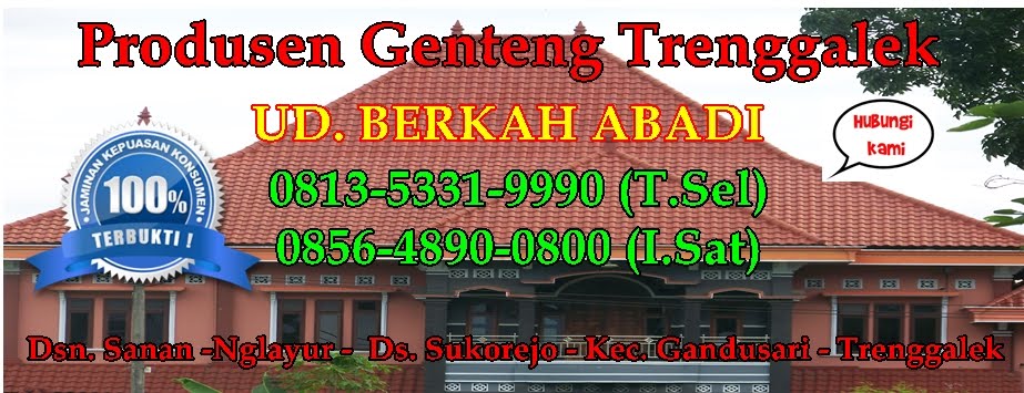 Pabrik Genteng Nglayur, Industri Genteng Nglayur, Jual 