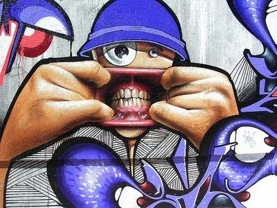 Mouth Graffiti Art