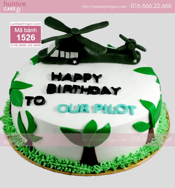 Bánh sinh nhật máy bay trực thăng