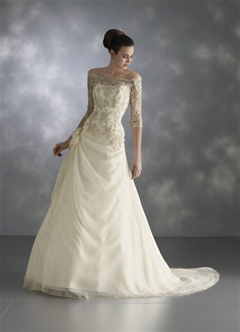 Perfect Light Gold Soft Wedding Dress